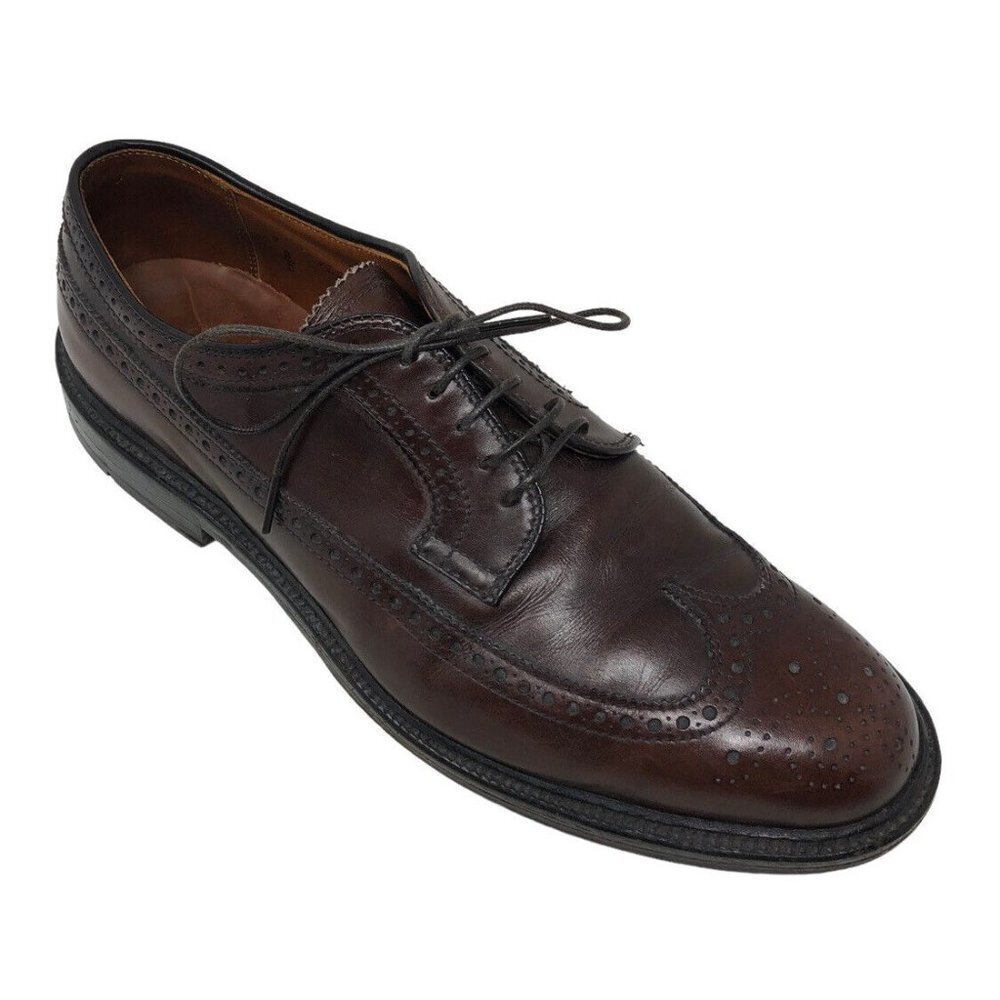Alden J Crew Mens‎ 97572 Brown Calfskin Long Wing AMPUTEE RIGHT SHOE ONLY Size 9